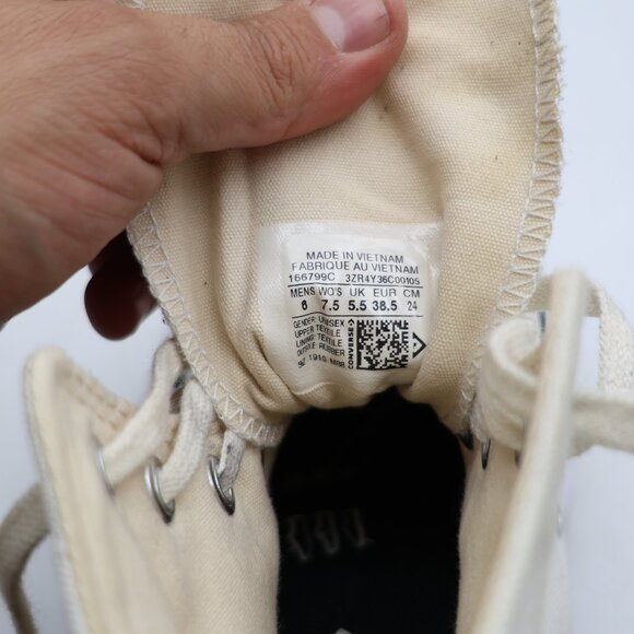 Converse Run Star Hike Platform High Top Men's 6 Women's 7.5 Canvas 166799C - Picture 3 of 10